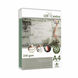 Papel Texturado para Tarjeta 230g A4 Lee Centro